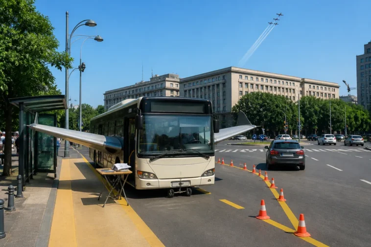 Autobuzul 737 BIAS va decola din Piața Victoriei după ce primește brevet de pilotaj