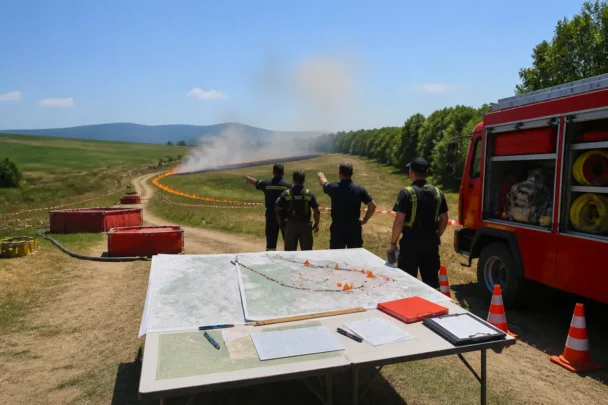 Pompierii români cer incendiilor din Serbia să respecte planul comun de intervenție