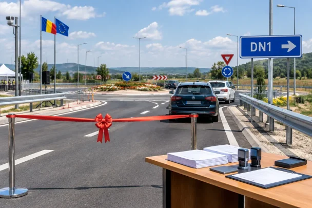 Centura Comarnic se deschide joi, dar traficul va intra doar după legitimare