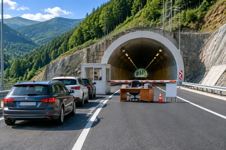 Primul tunel de autostradă va fi deschis după ce primește avizul de ieșire