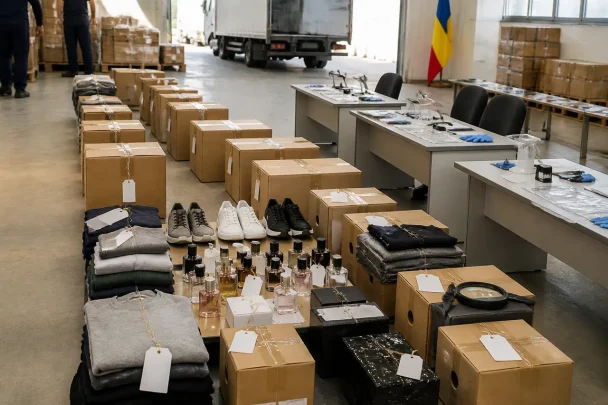 Produsele contrafăcute cer cetățenie română după ce au fost oprite la frontieră